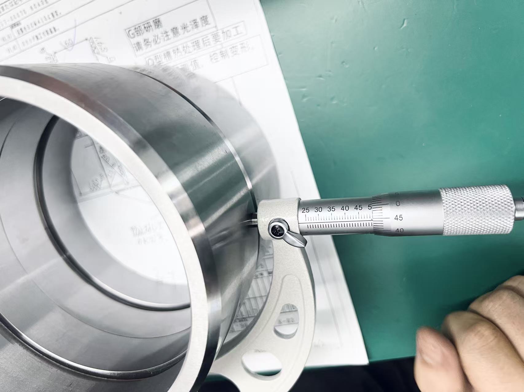 Outer diameter inspection with micrometers