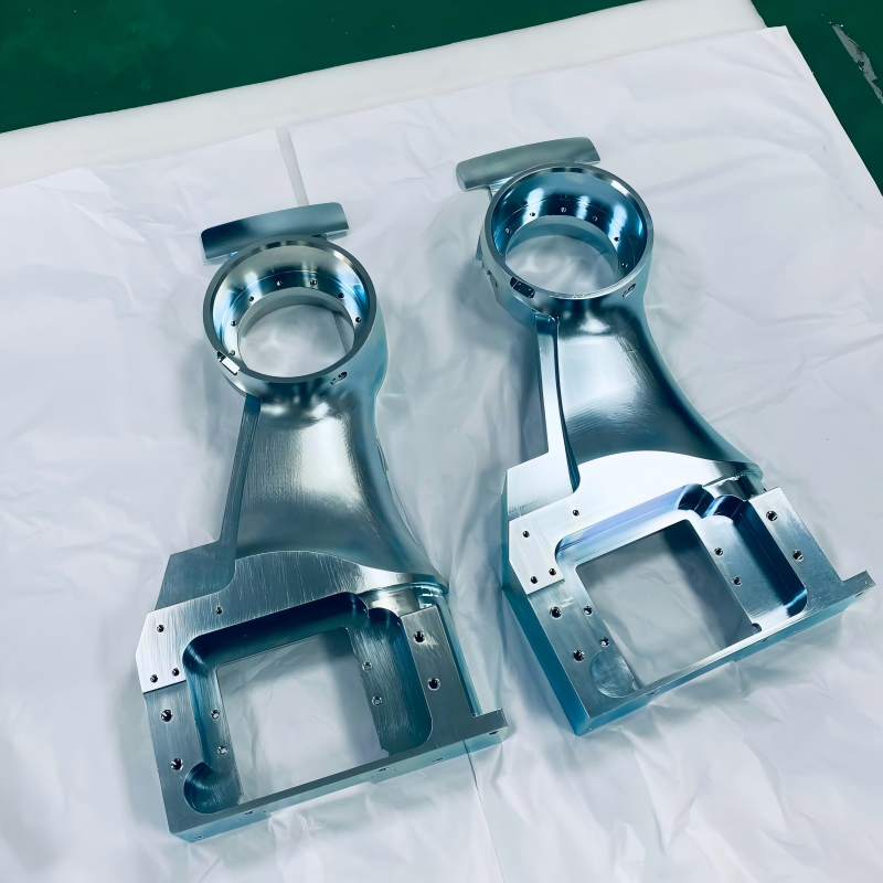 Blue-White Zinc Plating for 5-axis machining parts for robot,cobot