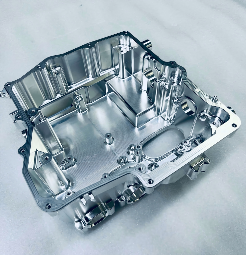 Complex 5-Axis CNC Machined Aluminum Engine Housing - Precision Component